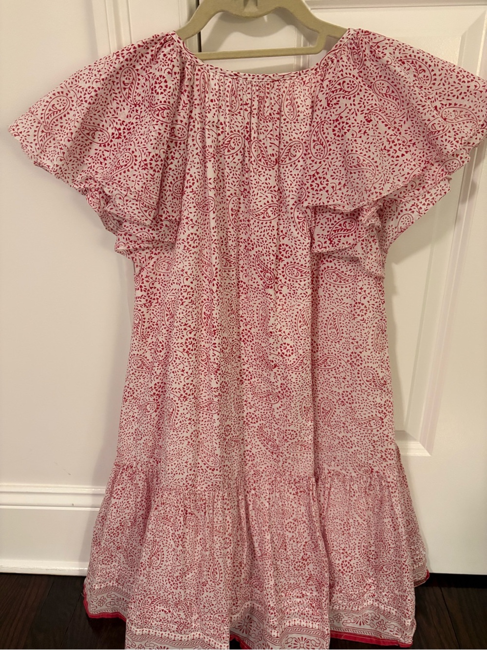 Cleobella Jaya Pink Paisley Mini Dress in M. - Picture 3 of 3